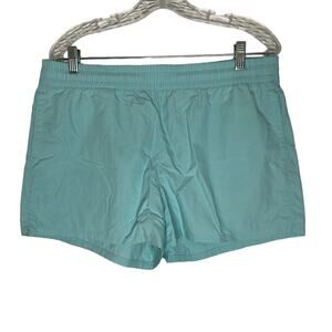 Eddie Bauer Travex Aqua Blue Nylon Athletic Shorts Swim Running Women's Medium